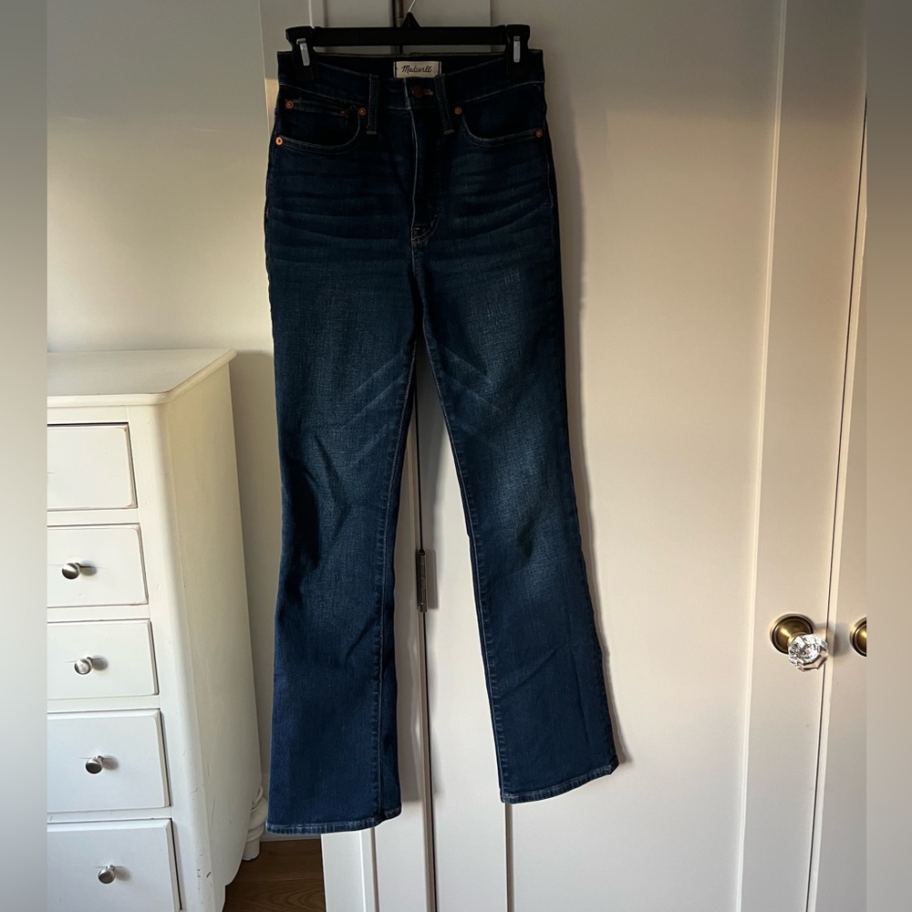 Madewell skinny flare jean